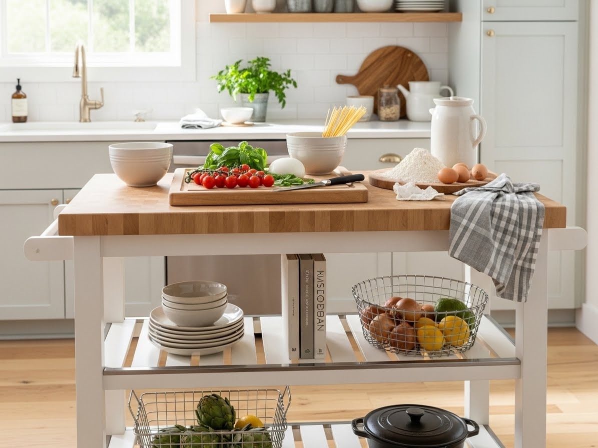 Kitchen Island, Kitchen Cart