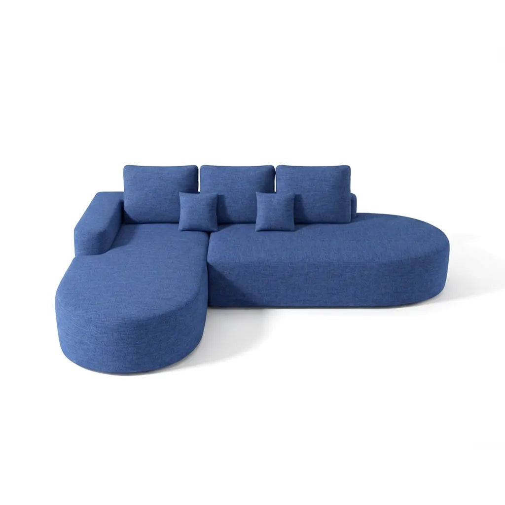 112" Modular Curved Sofa with Deep Seat