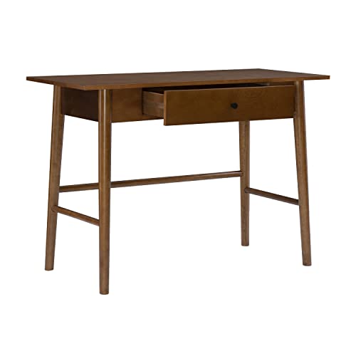 Mid-Century Walnut Desk with Drawer