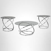 Hollynyx Round 3-Piece Occasional Table Set