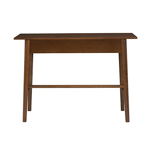 Mid-Century Walnut Desk with Drawer
