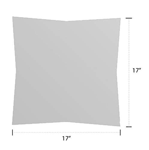 Indoor/Outdoor Throw Pillows - Sunbrella Canvas Buttercup 17" x 17" Set of 2