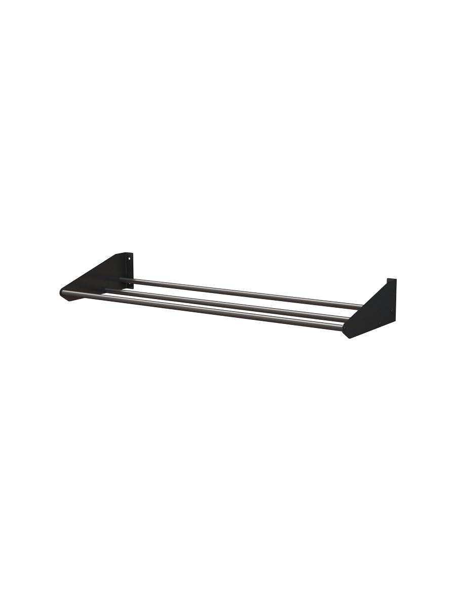 Wall Mount Wine Rack 12 Bottle Matte Black