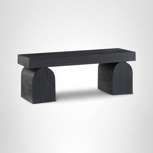 Holgrove Contemporary Accent Bench with Oversized Legs