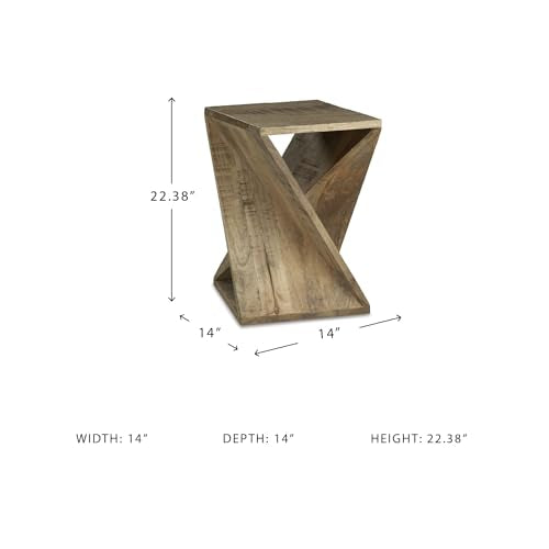 Zalemont Contemporary Architectural Accent Table