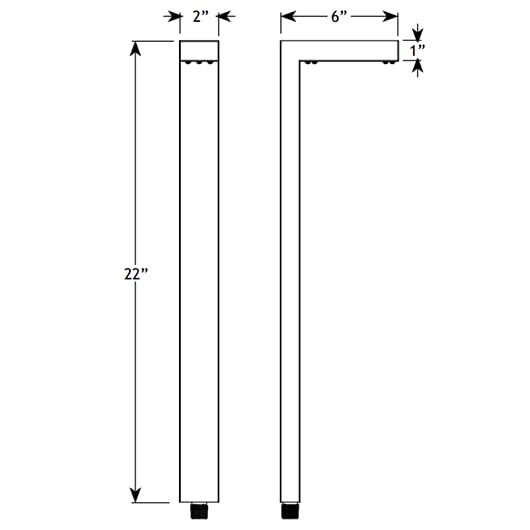 Wide Modernelle Stainless Steel Path Light