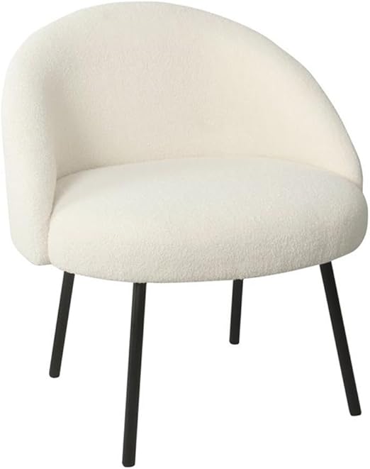 Upholstered Modern Accent Chair - Taupe Velvet