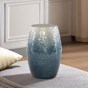 Capiz Shell Ombre Drum Accent Table