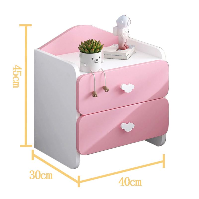 Kids Nightstand with Drawers