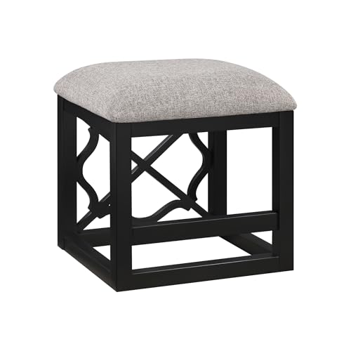 Space-Saving Home Office Desk Set with Padded Stool