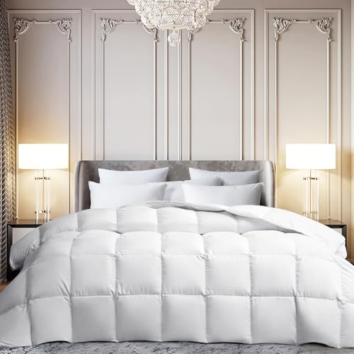 White Goose Feather Down Comforter King Size