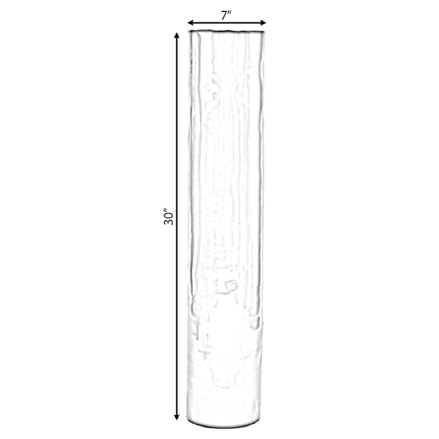 30-Inch Bamboo Floor Vase - Cylinder Shape