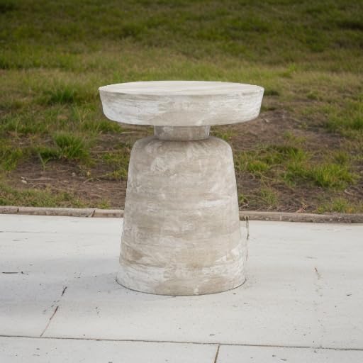 Robbie Solid Mango Wood Accent Table