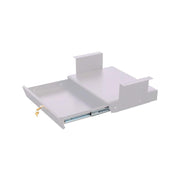 Under-Desk Lockable Drawer with Padded Shelf