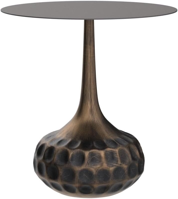 Round Metal Accent Table
