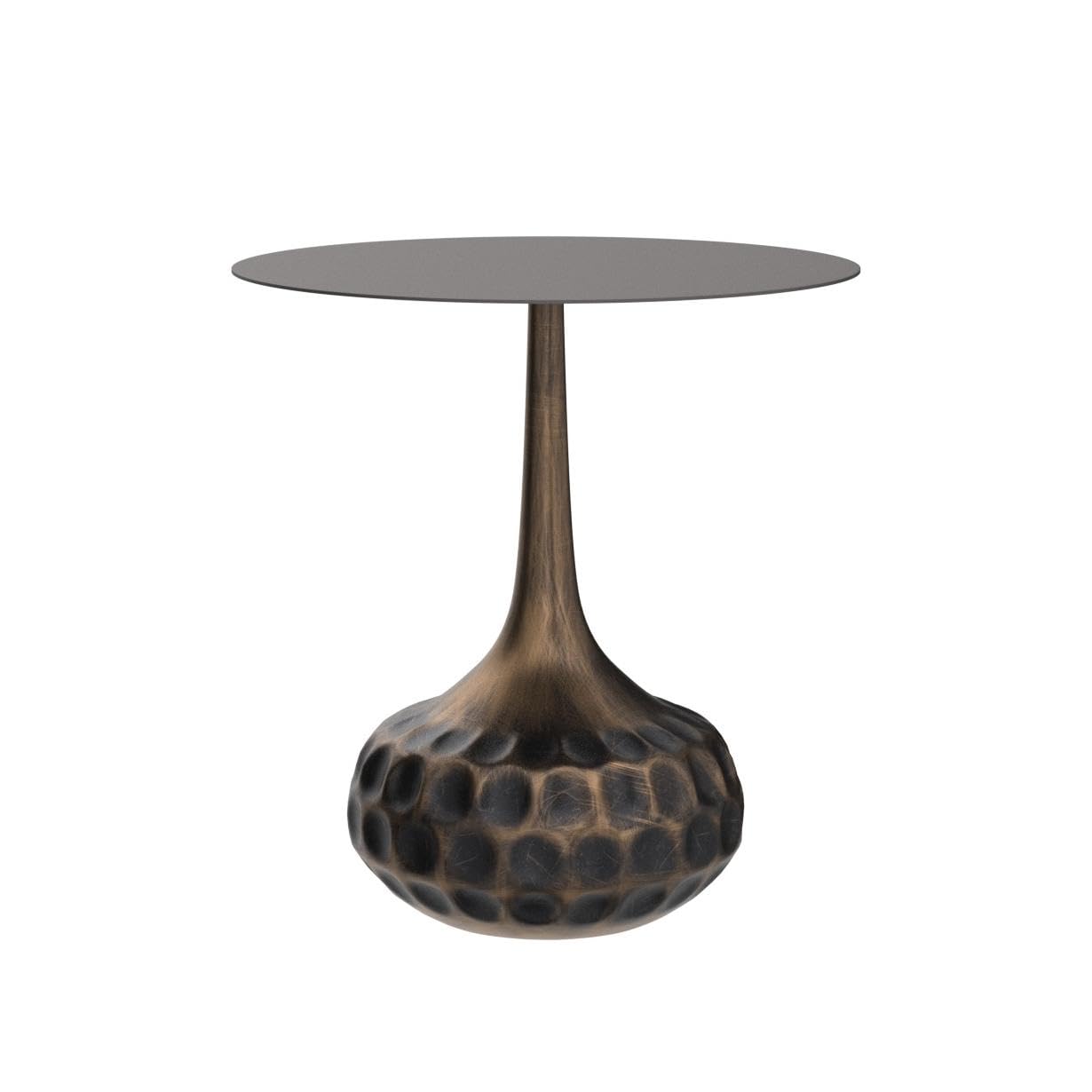 Round Metal Accent Table