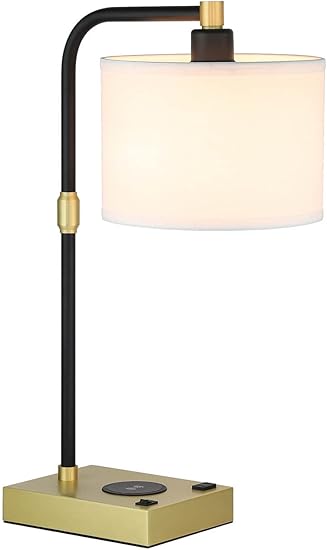 Modern Table Lamp with USB Charging Port