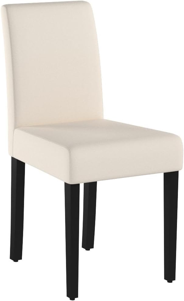 Dining Chairs Set of 4 Fabric Upholstered Beige