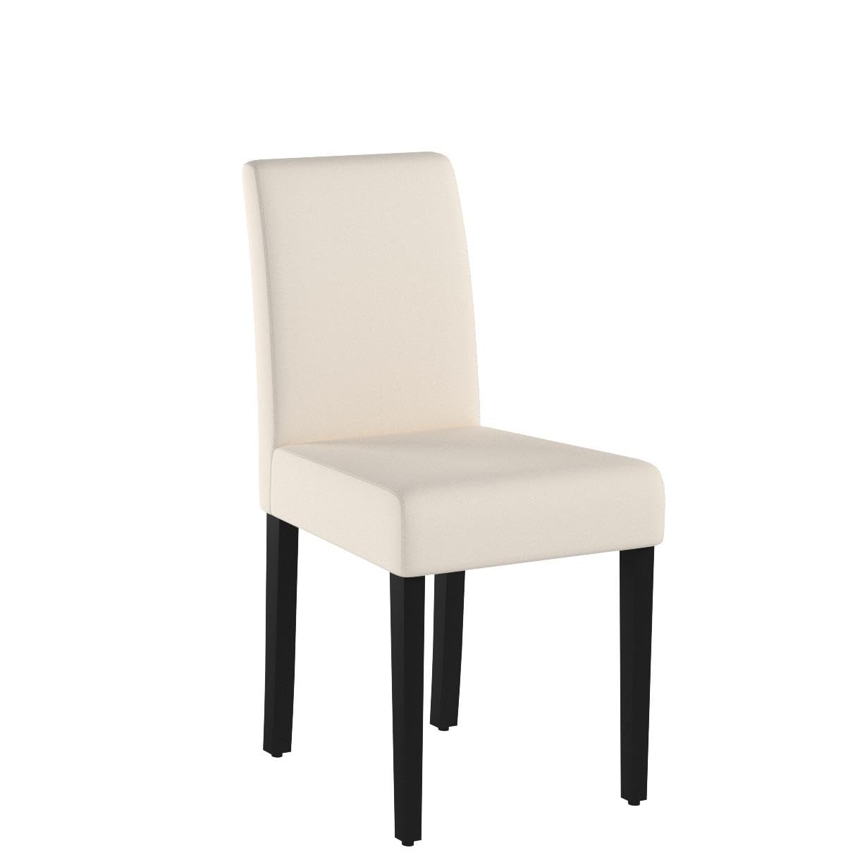 Dining Chairs Set of 4 Fabric Upholstered Beige