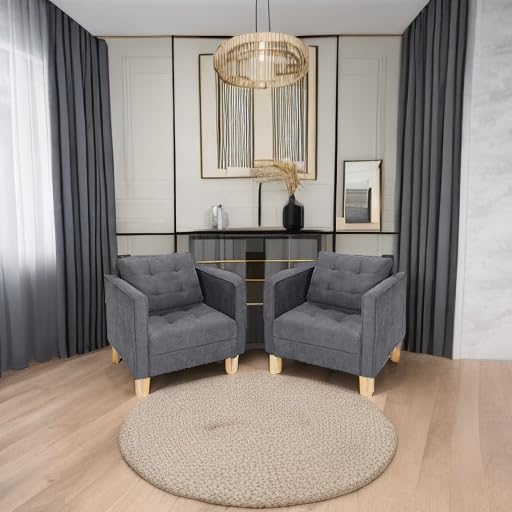 Mid-Century Modern Accent Chair with Arms