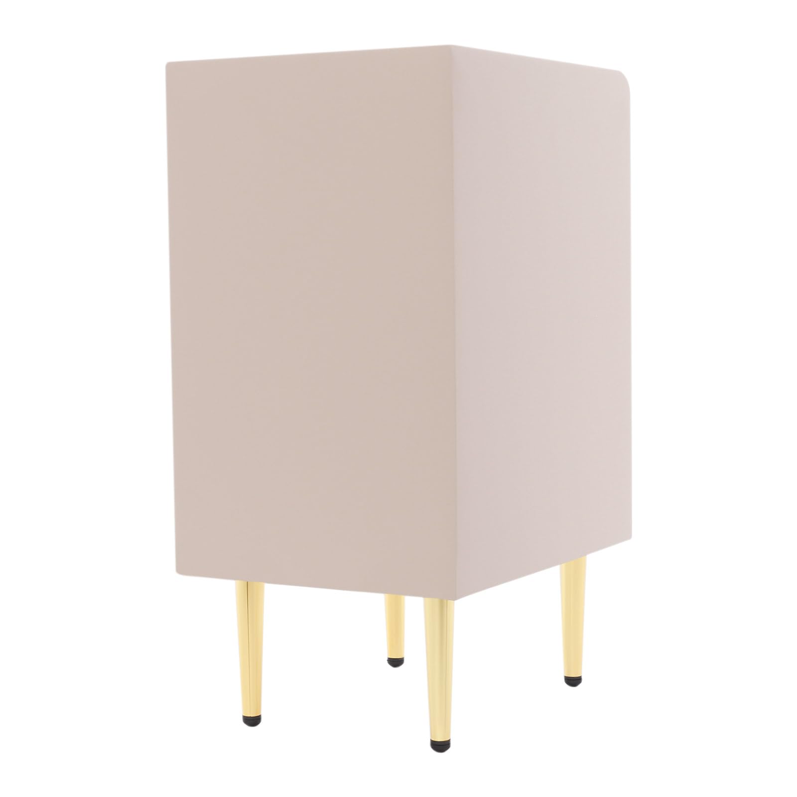 Nightstand with Drawers - Small Dresser Bedside Cabinet with Metal Legs