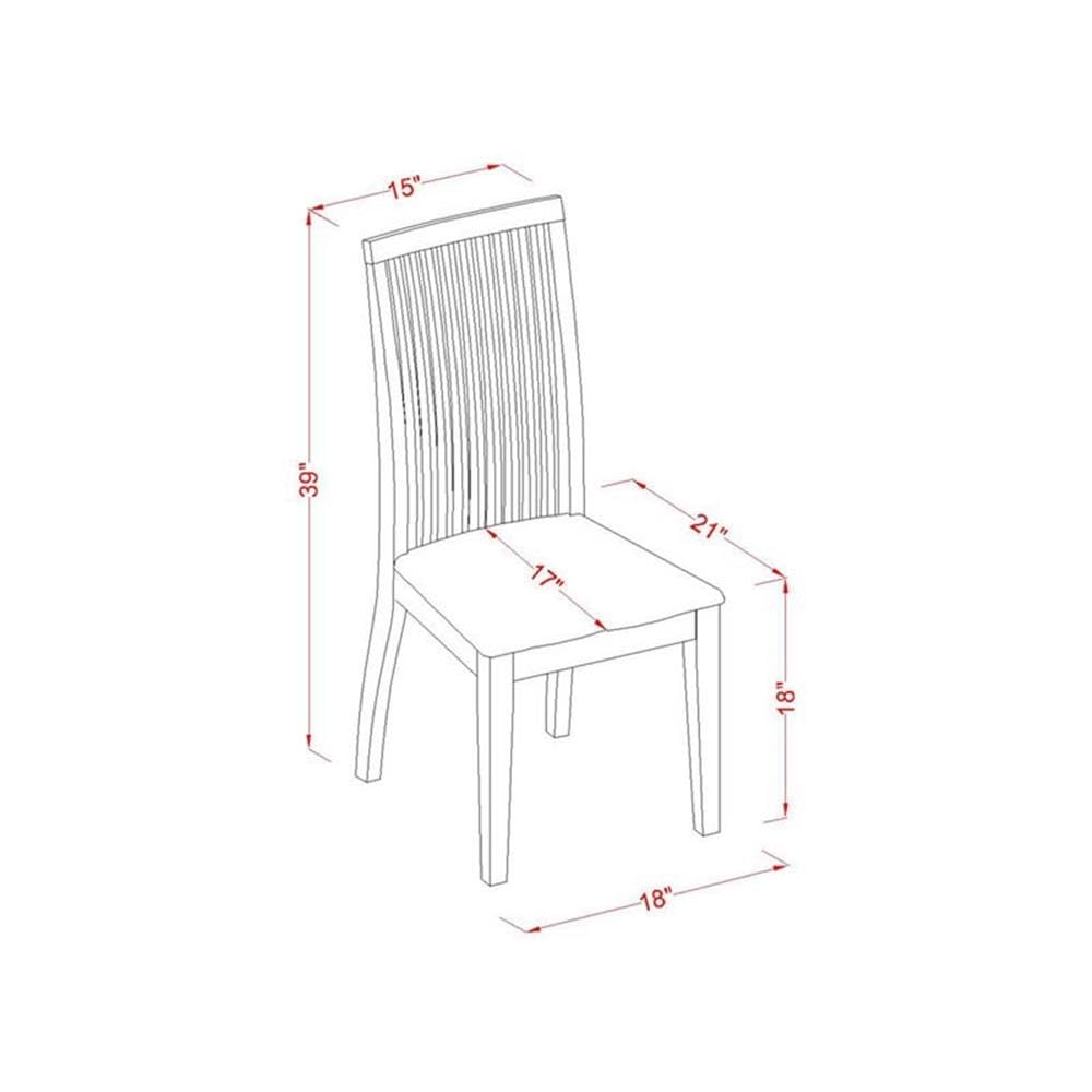 3 Piece Round Dining Set with Pedestal Table and Linen Chairs