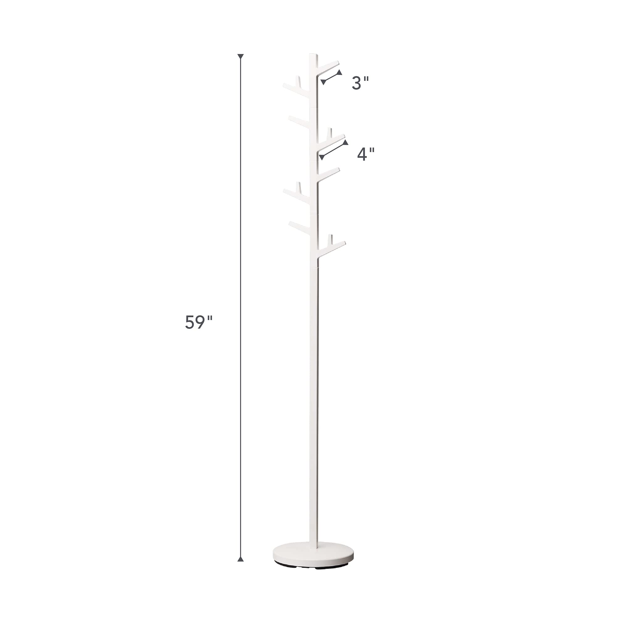 Branch Coat Rack Tree Standing Coat and Hat Hanger 69"