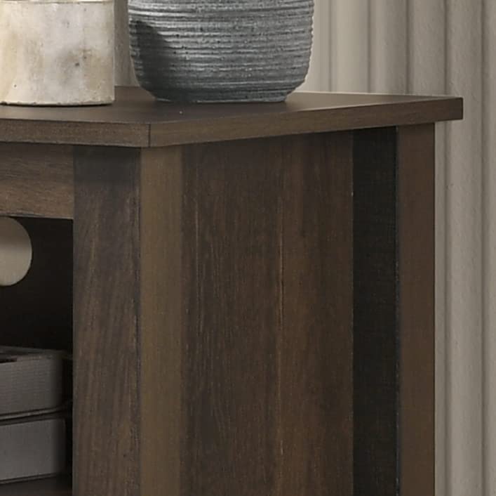 70-Inch TV Stand with Open Shelves