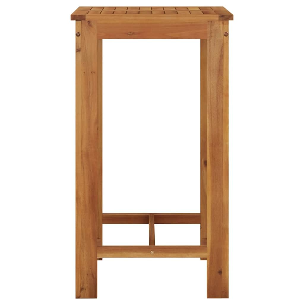 Acacia Wood Square Bar Table