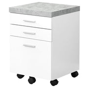 3-Drawer Mobile File Cabinet