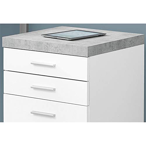 3-Drawer Mobile File Cabinet