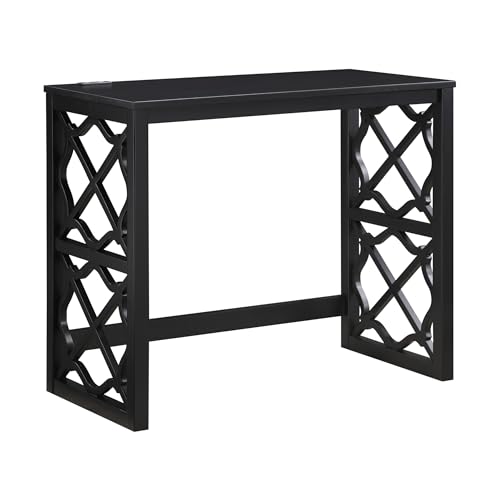 Space-Saving Home Office Desk Set with Padded Stool