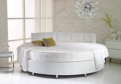Round Mattress 86 Inch Diameter Luxury King Gel Memory Foam