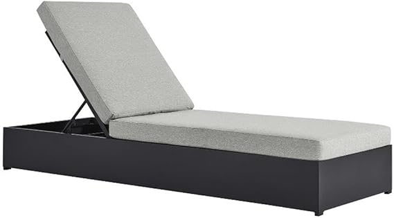 Aluminum Outdoor Chaise Lounge with Weather-Resistant Cushions