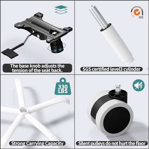 Ergonomic Office Chair with Adjustable Lumbar Support