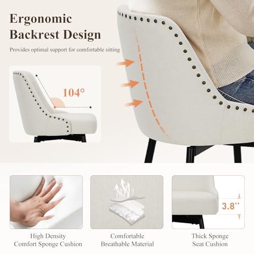Counter Height Swivel Bar Stools Set of 4