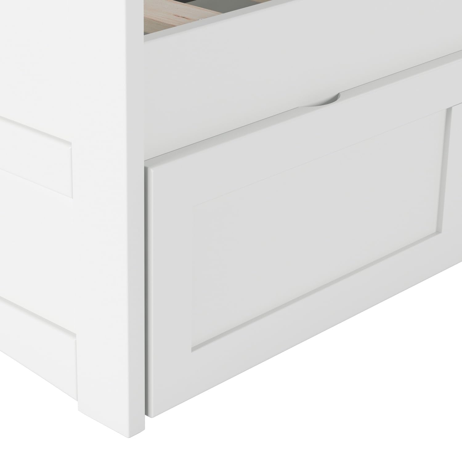 Acadia Twin Wood Daybed Frame with 2 Storage Drawers