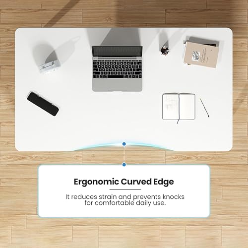 Modern White Wooden Computer Desk