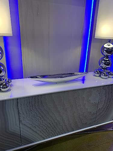 Aluminum Boat-Shaped Decorative Bowl Tray