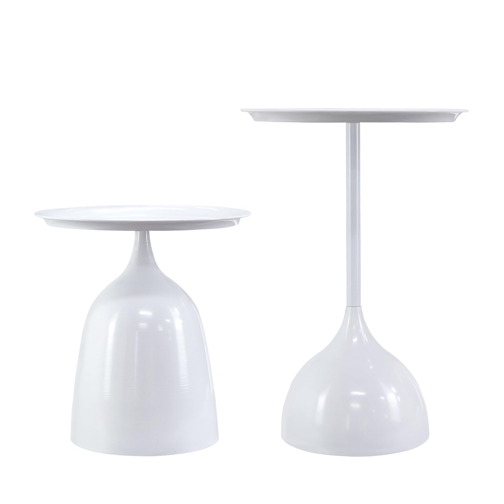 White Nesting Tables Set of 2
