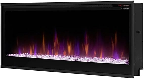 60 Inch Slim Built-in Linear Electric Fireplace Heater