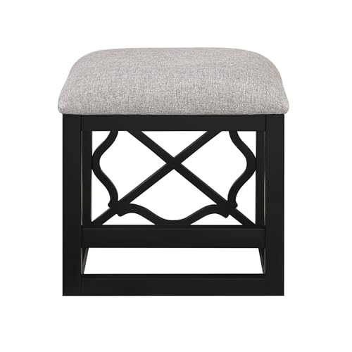 Space-Saving Home Office Desk Set with Padded Stool