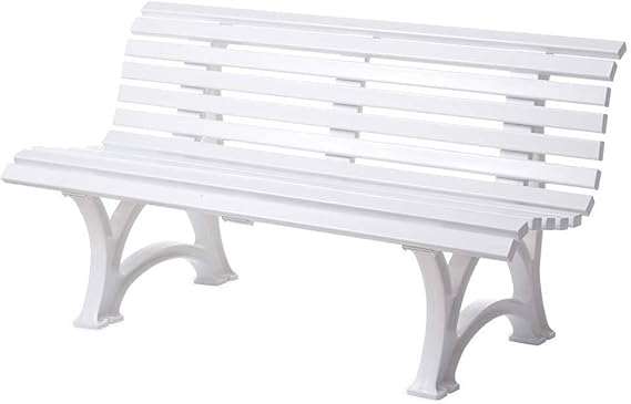Weatherproof PVC Outdoor Bench 3-Seat Green