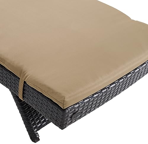 Biscayne Reclining Wicker Outdoor Chaise Lounge Chair