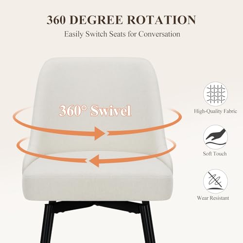 Counter Height Swivel Bar Stools Set of 4