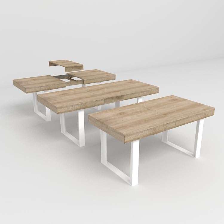 Extendable Dining Table for 6-10 People