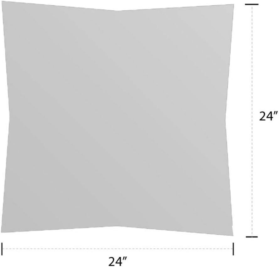 Square Throw Pillows Set of 4 - 24x24 Outdoor Patio Accent Pillows