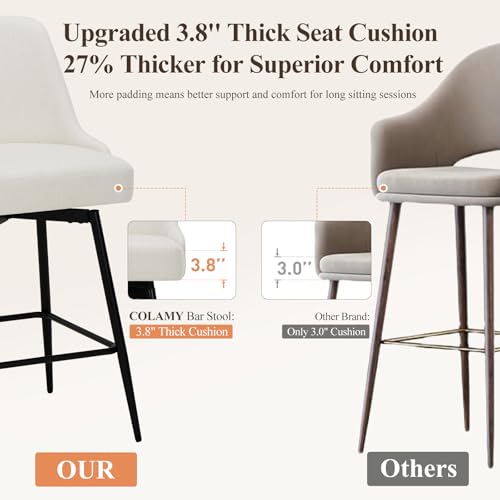 Counter Height Swivel Bar Stools Set of 4