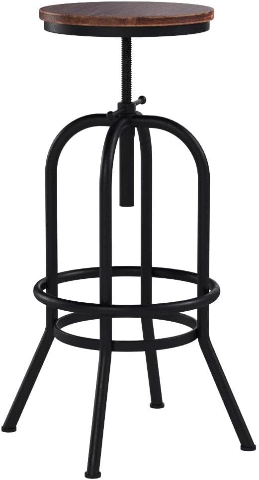 Adjustable Swivel Bar Stool Set of 2
