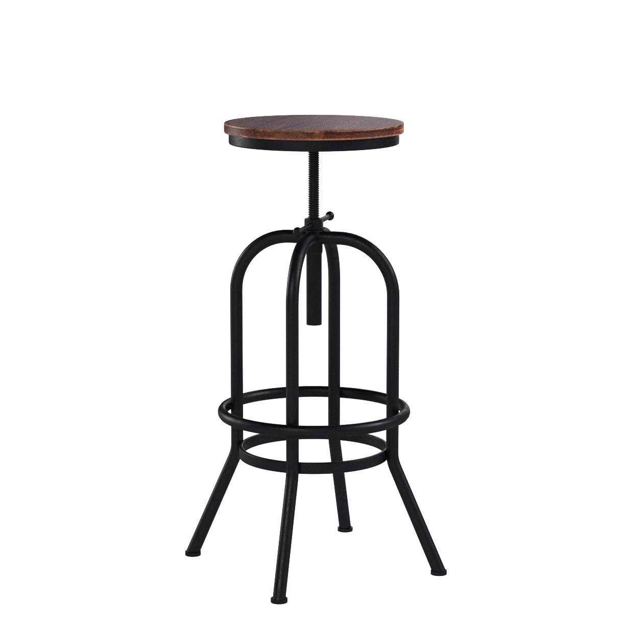 Adjustable Swivel Bar Stool Set of 2